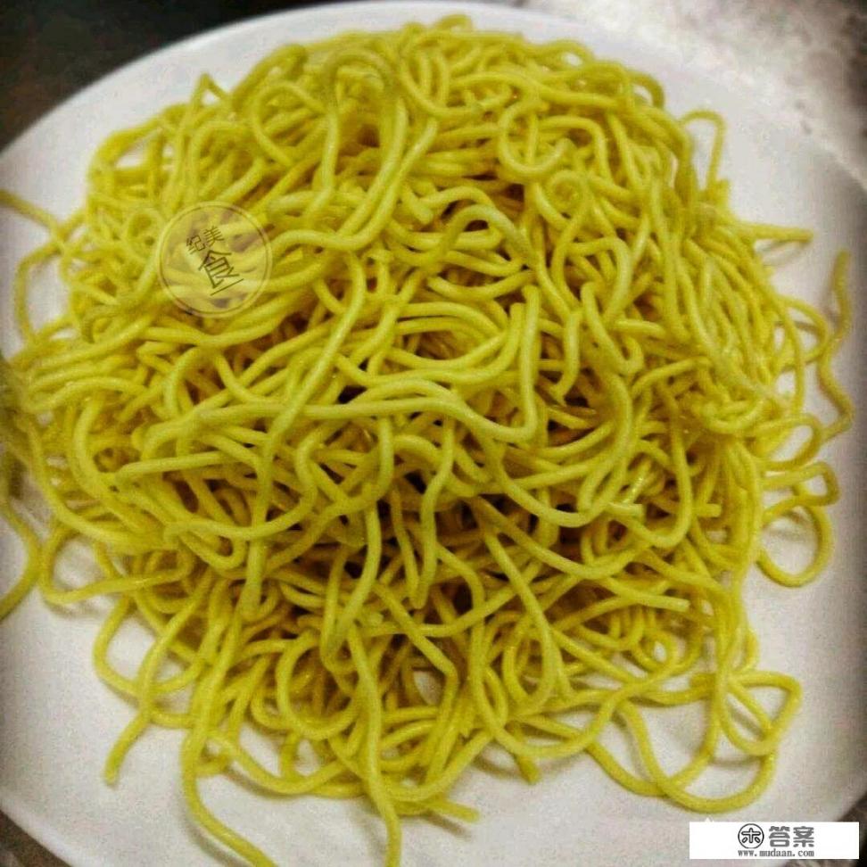 凉拌面条的做法？