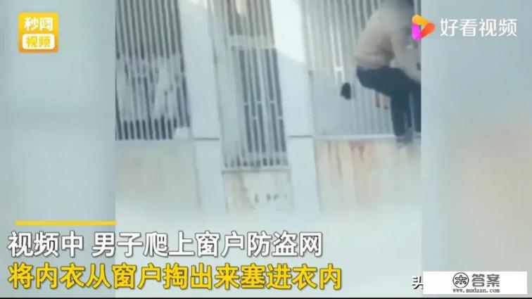 如何看待山东一男子连续三天爬高校女生宿舍防盗网偷内衣？