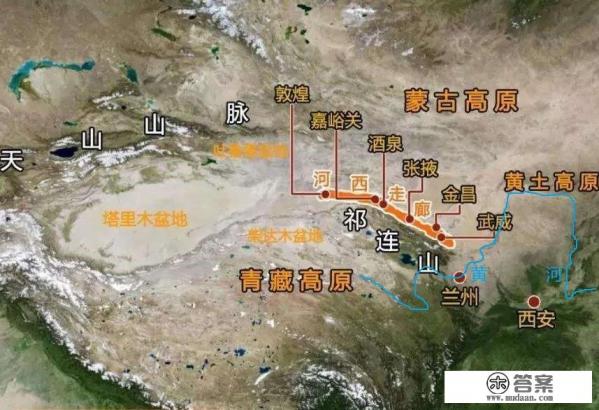 河西走廊怎么划分的？