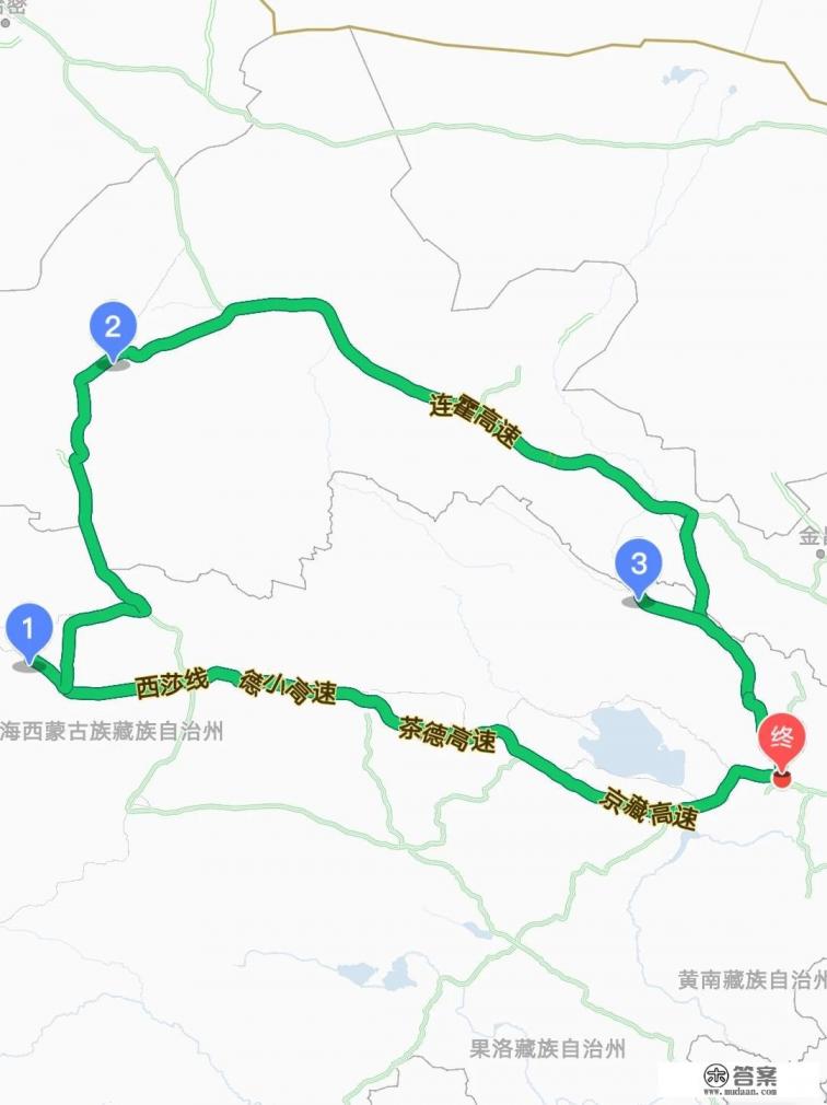 郑州到西宁沿途景点？