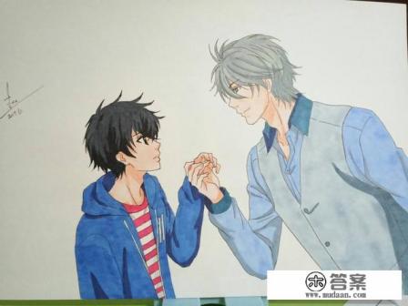 一男一女刷牙的动漫？