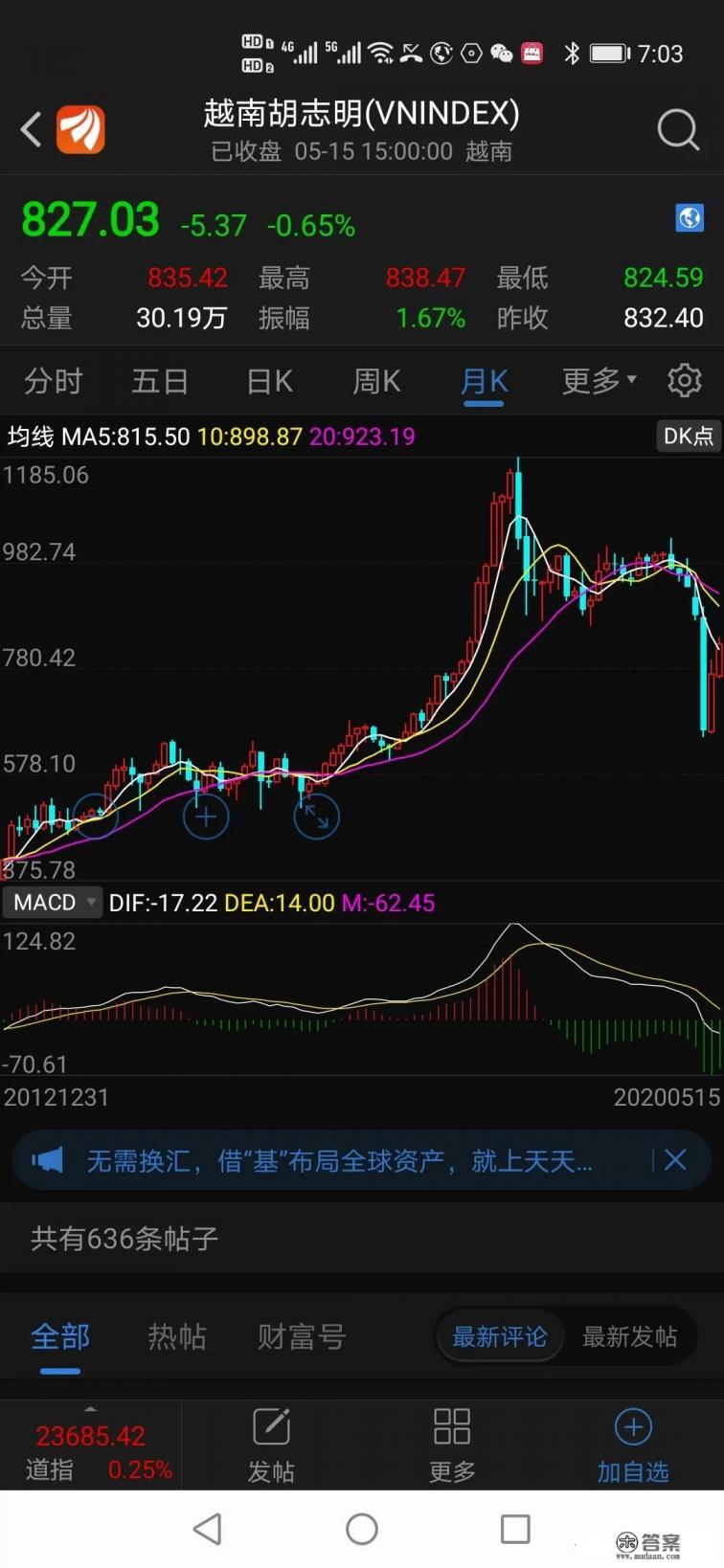 购买越南股票市场是用美元吗？