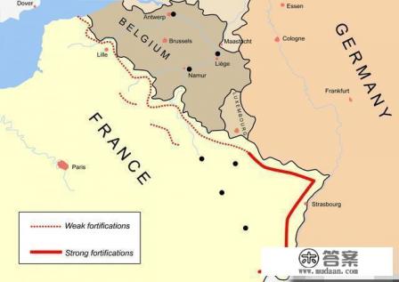 为什么二战法国没有把马奇诺防线延伸到北面把法国边境全部包起来? 为什么二战法国没有把马奇诺防线延伸到北面把法国边境全部包起来?